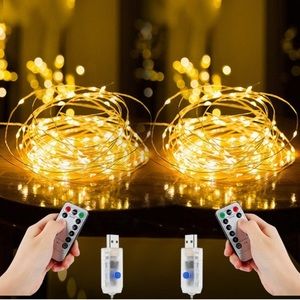 Dimmable Fairy Lights, Colors, USB plug in, 120 LED​